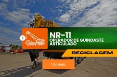 NR 11 – Operador de Guindaste Articulado Reciclagem