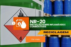 NR 20 – Iniciação Sobre Inflamáveis e Combustíveis Reciclagem