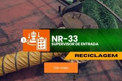 NR 33 – Supervisor de Entrada – Reciclagem – Teórico